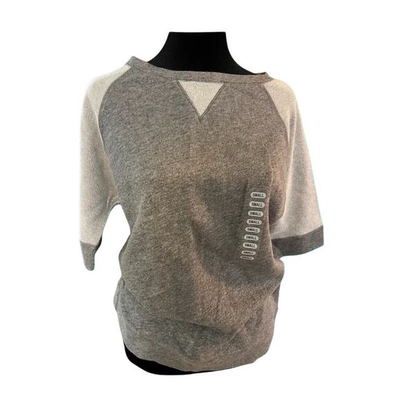Calvin Klein women’s S top, NWT sweatshirt short sleeve - Picture 1 of 8